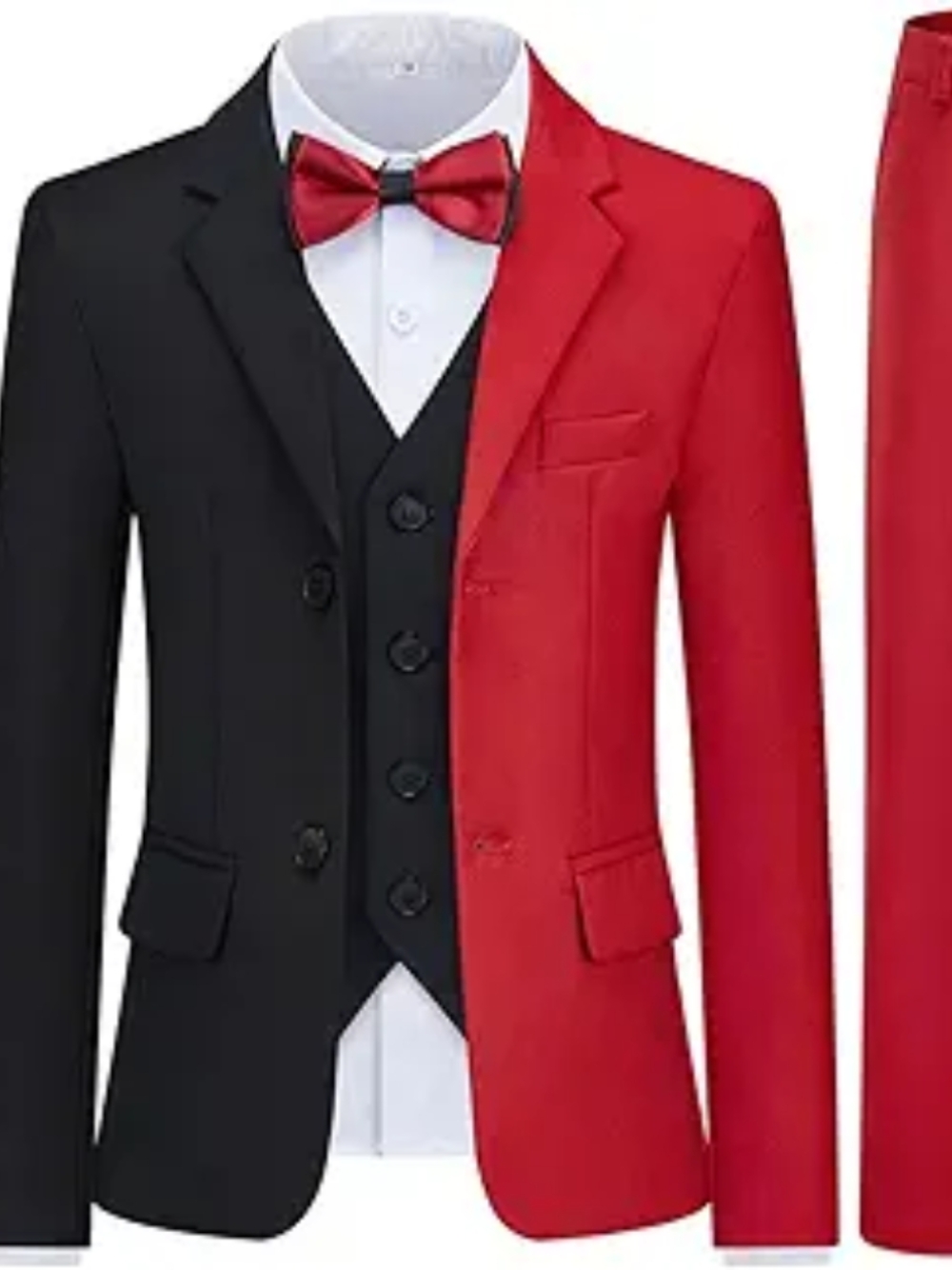 Men Formal Wear Sale - Elegant Contrast Color 3-pieces Men's Suit