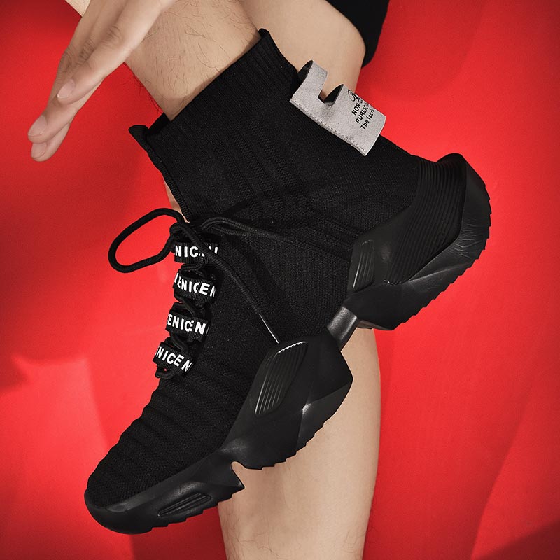 Men'S Formal Resort Wear - Plus Size Hightop High-soled Men Sport