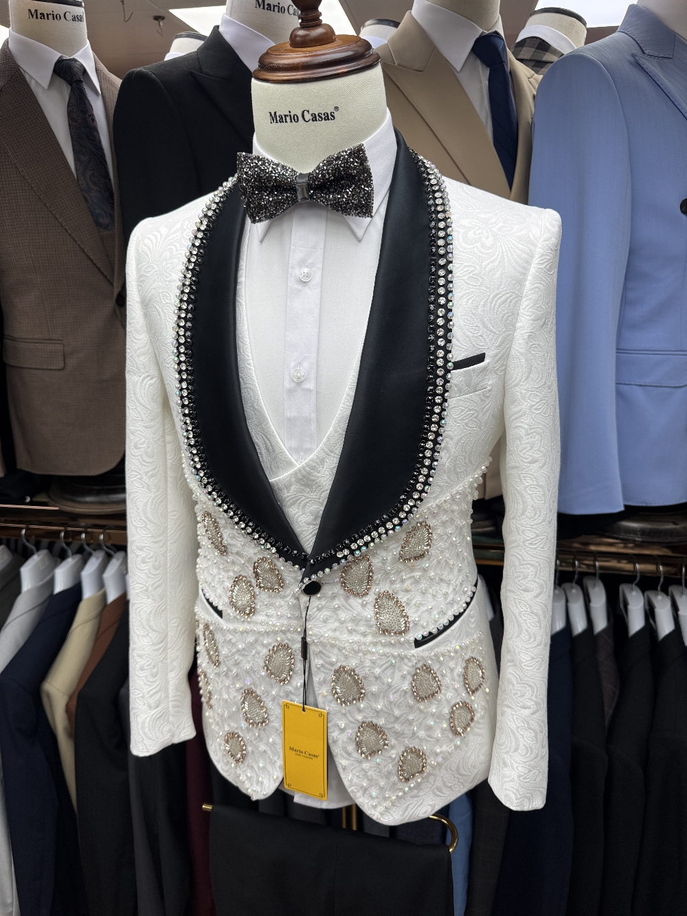 Richly Pearls Beaded Men Suit  - Men Formal Wear Sale recensione e prezzo