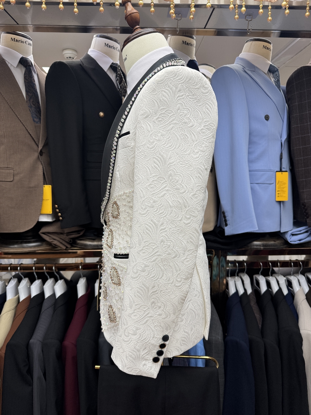 Richly Pearls Beaded Men Suit  - Men Formal Wear Sale recensione e prezzo