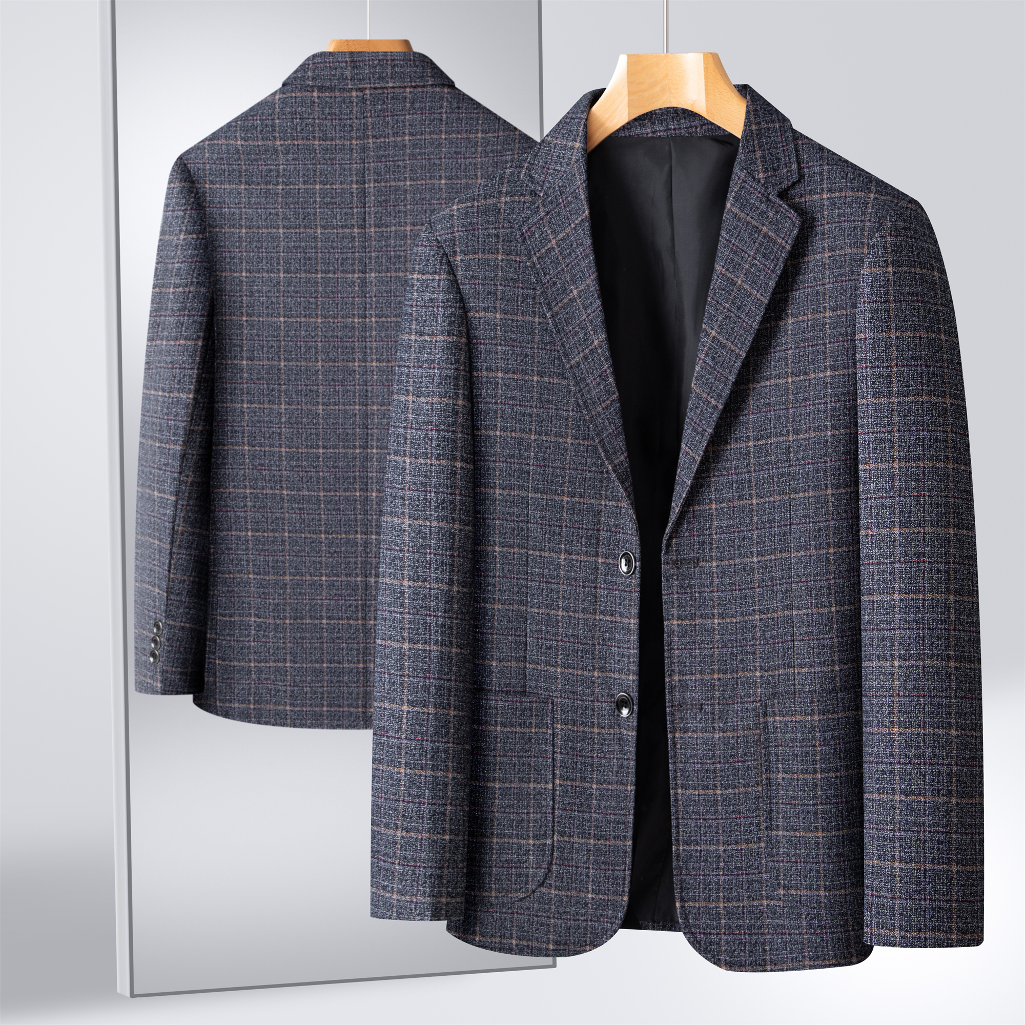 Striped Suit Men's Plaid Suit  - Men Formal Wear In Summer recensione e prezzo