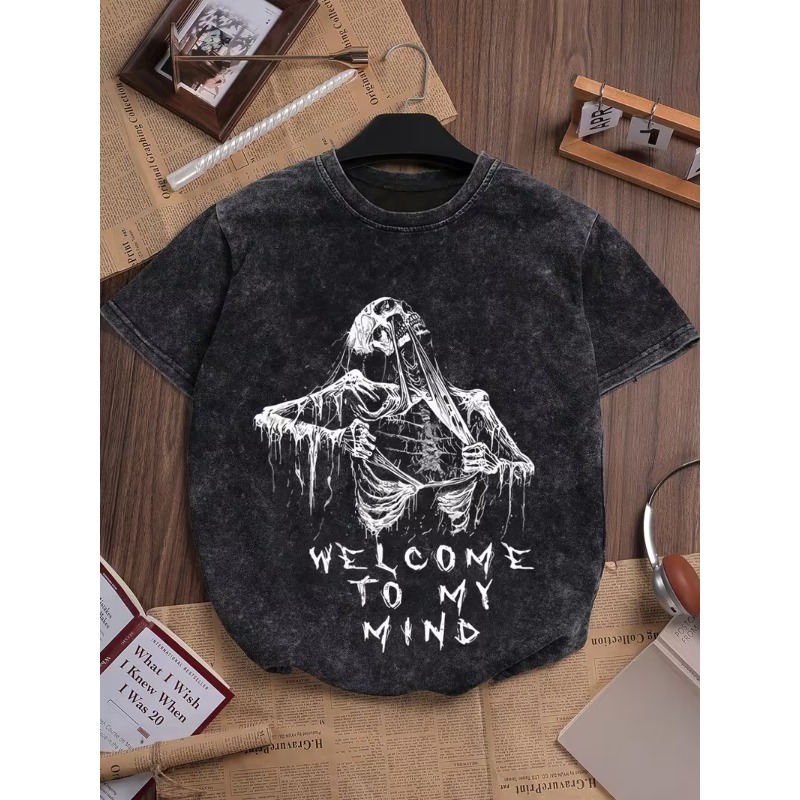 Vintage Washed Black Skeleton  - Men'S Gothic Formal Wear recensione e prezzo