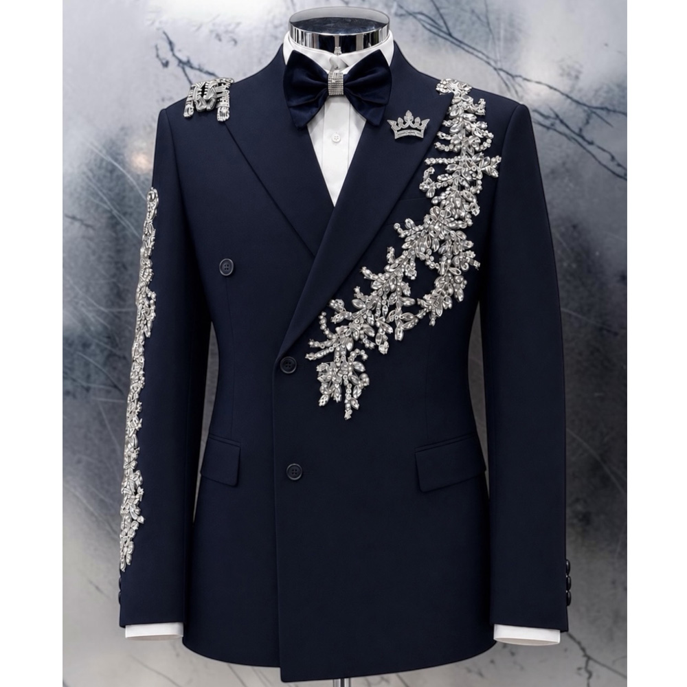 Unique Design Beaded Stones Su - Unique Men'S Formal Wear recensione e prezzo