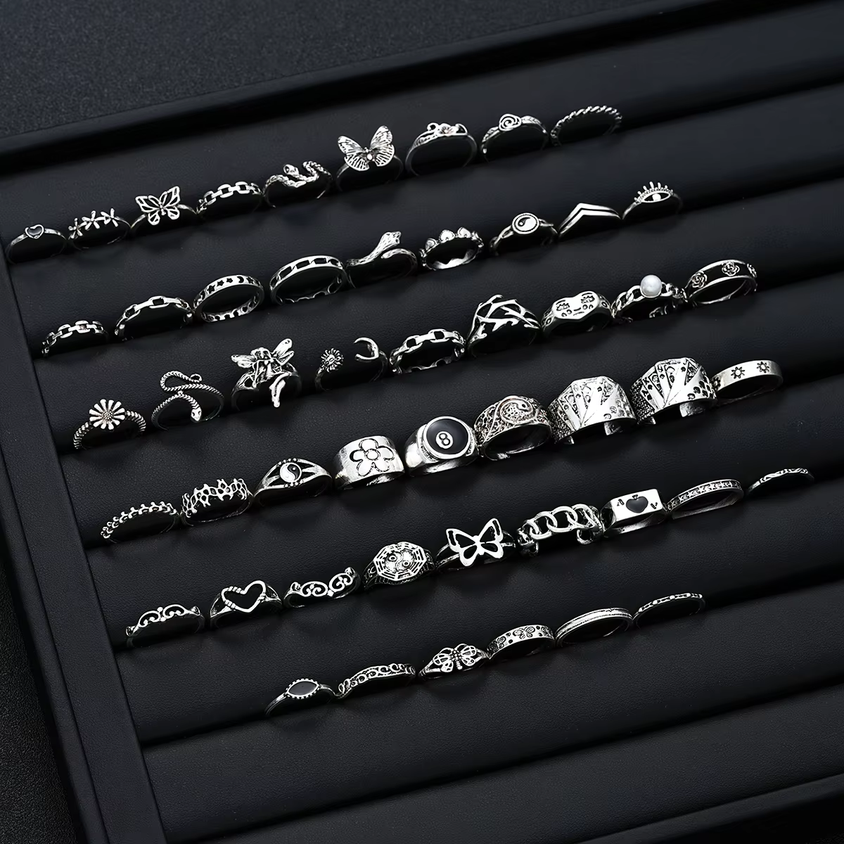 51 Pcs Punk Ring Set For Women - Men'S Gothic Formal Wear recensione e prezzo