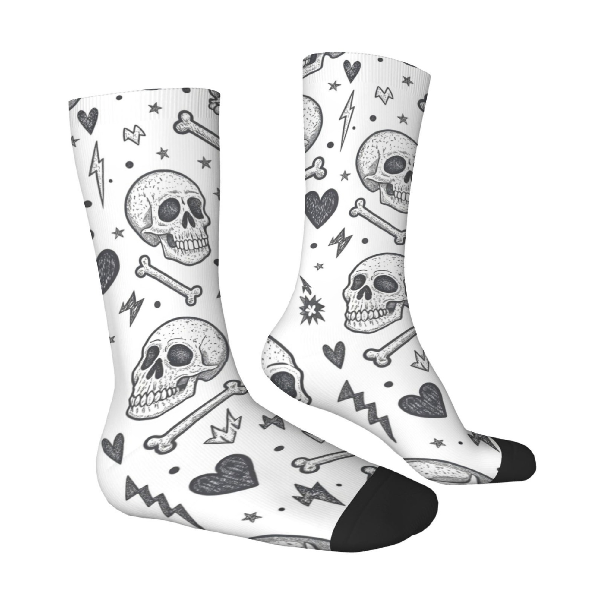 Black White Punk Skull Hand-dr - Men'S Gothic Formal Wear recensione e prezzo