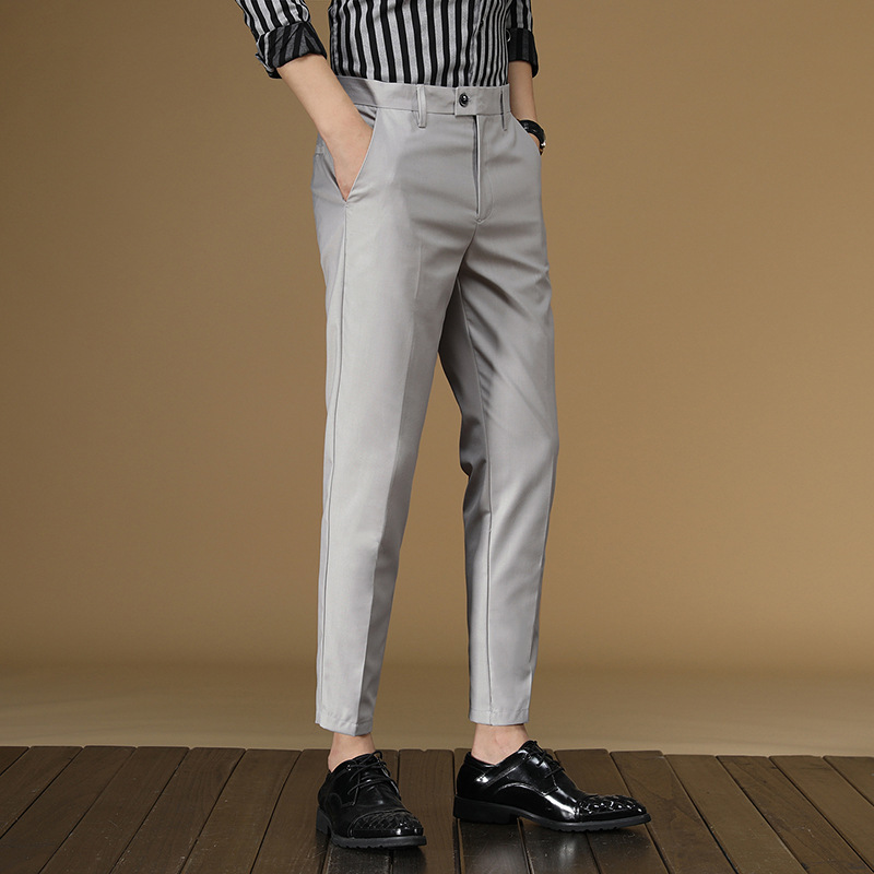 Summer Suit Pants Men Red Blac - Men Formal Wear In Summer recensione e prezzo