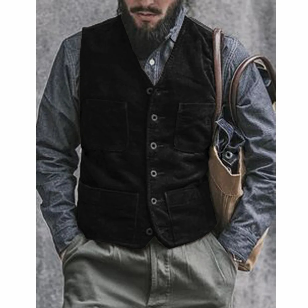 Corduroy Male Vest Suit for Me - Men'S Gothic Formal Wear recensione e prezzo
