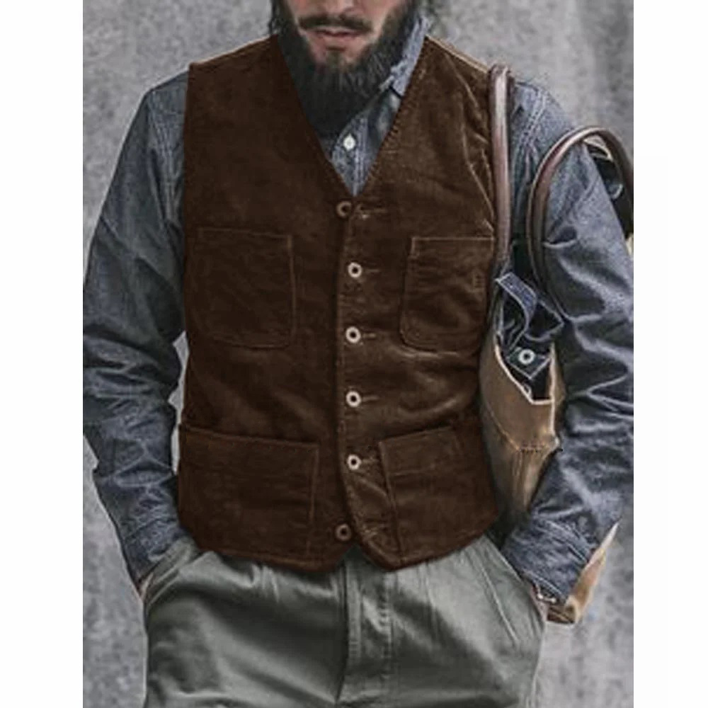 Corduroy Male Vest Suit for Me - Men'S Gothic Formal Wear recensione e prezzo