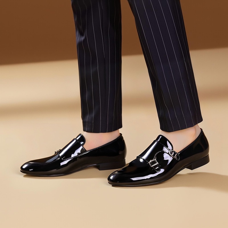 Piergitar New Black Color Pate - Men Formal Wear Fashion recensione e prezzo