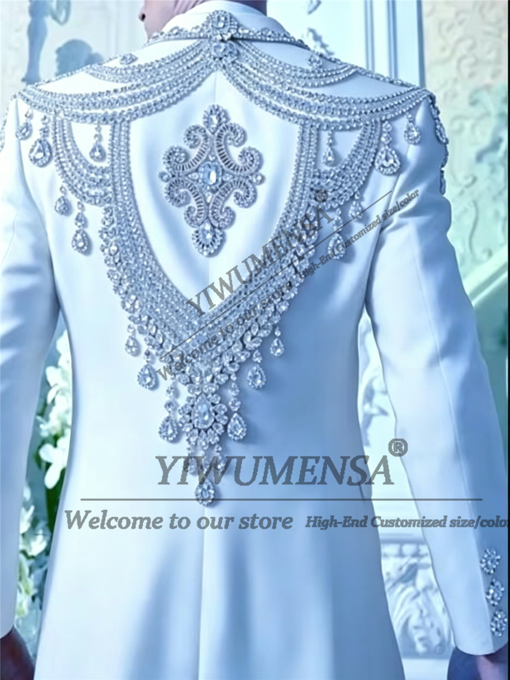 Male Fashion Beading Crystals  - Men Formal Wear Fashion recensione e prezzo