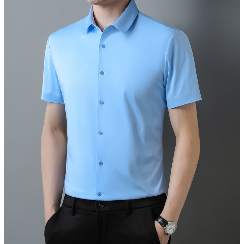 Men's Premium Shirt New Summer - Men Formal Office Wear Shirts recensione e prezzo