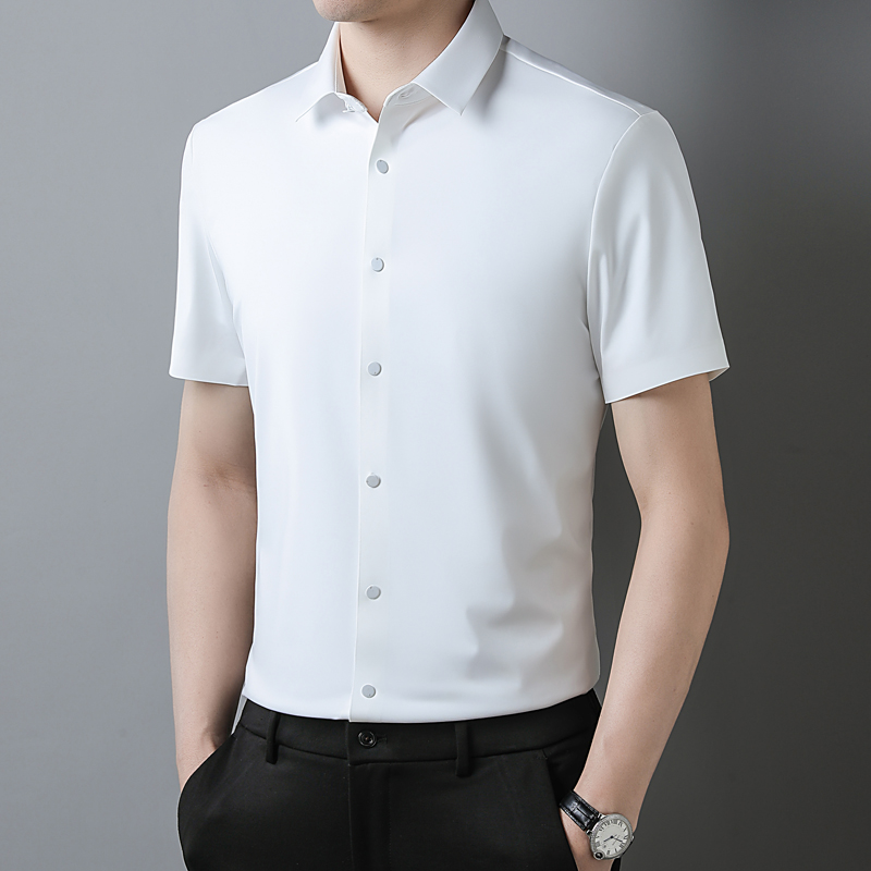 Men's Premium Shirt New Summer - Men Formal Office Wear Shirts recensione e prezzo