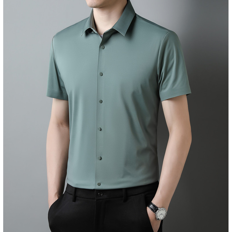 Men's Premium Shirt New Summer - Men Formal Office Wear Shirts recensione e prezzo