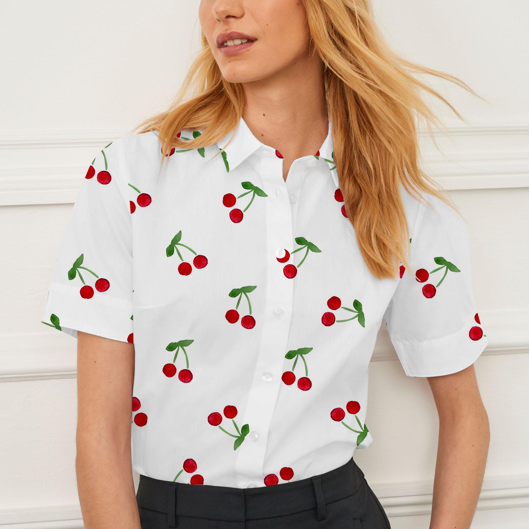 Summer women's 3D Print Shirt  - Men Formal Wear In Summer recensione e prezzo