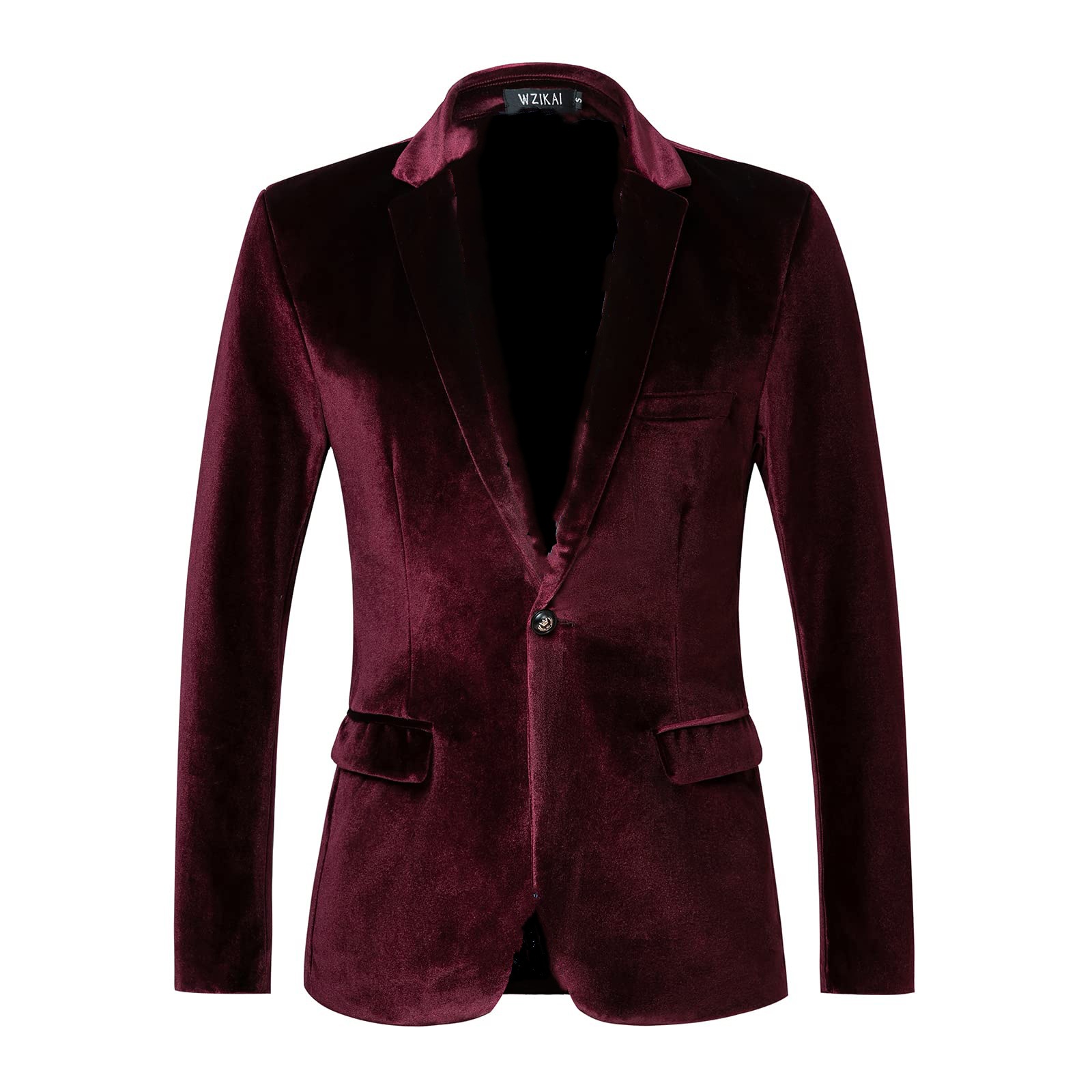 Men's Slim Fit Velvet Blazer J - Men'S Gothic Formal Wear recensione e prezzo