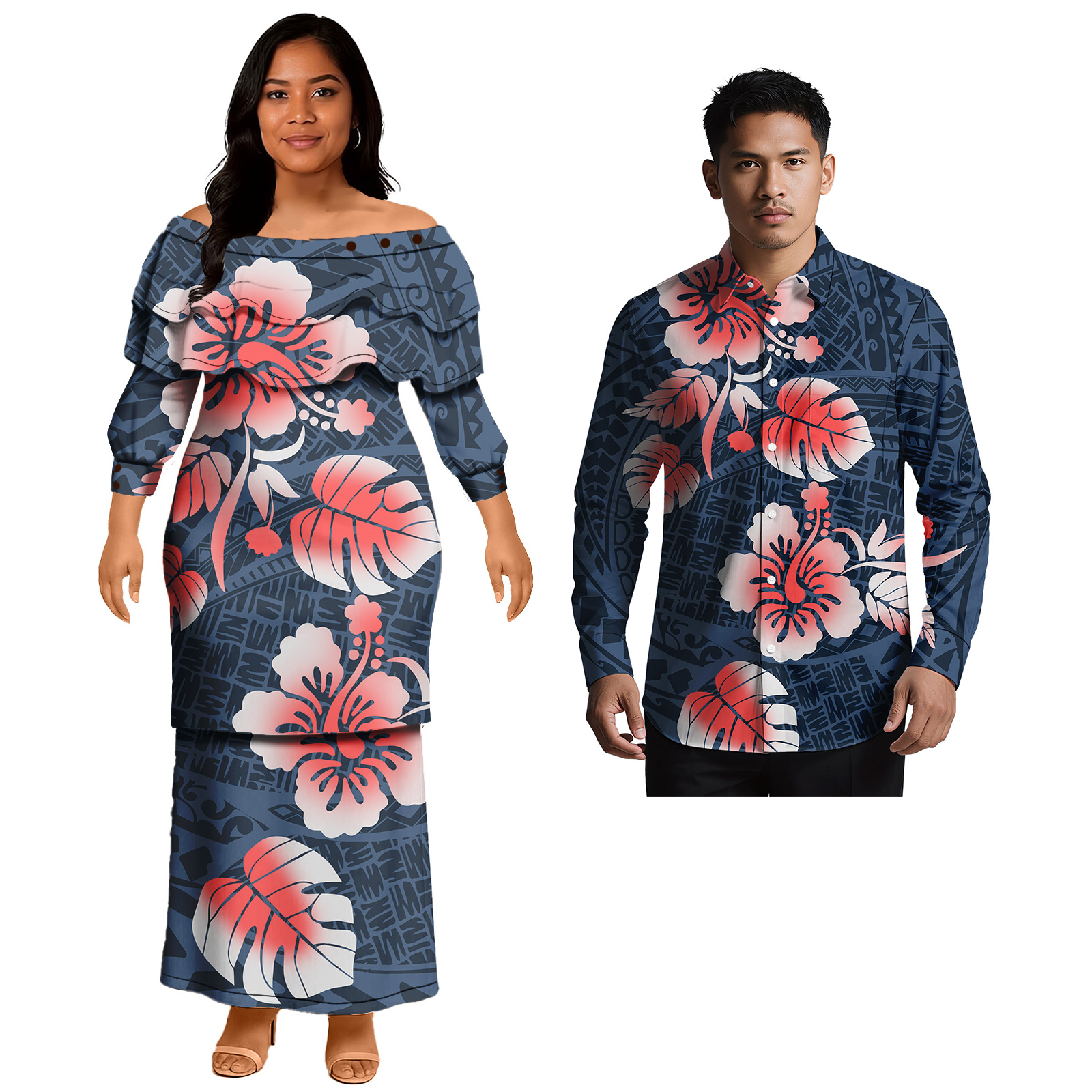 Popular Design Custom Couple C - Men'S Hawaiian Formal Wear recensione e prezzo
