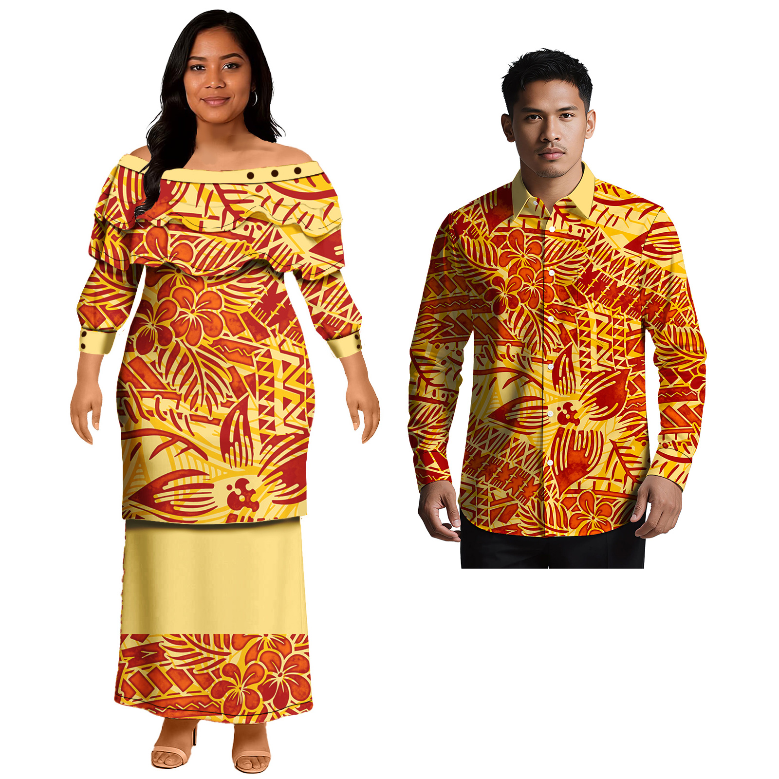 Popular Design Custom Couple C - Men'S Hawaiian Formal Wear recensione e prezzo