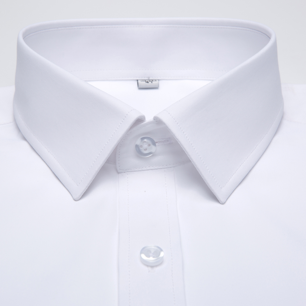 White Solid Color Men's Long S - Men Formal Office Wear Shirts recensione e prezzo