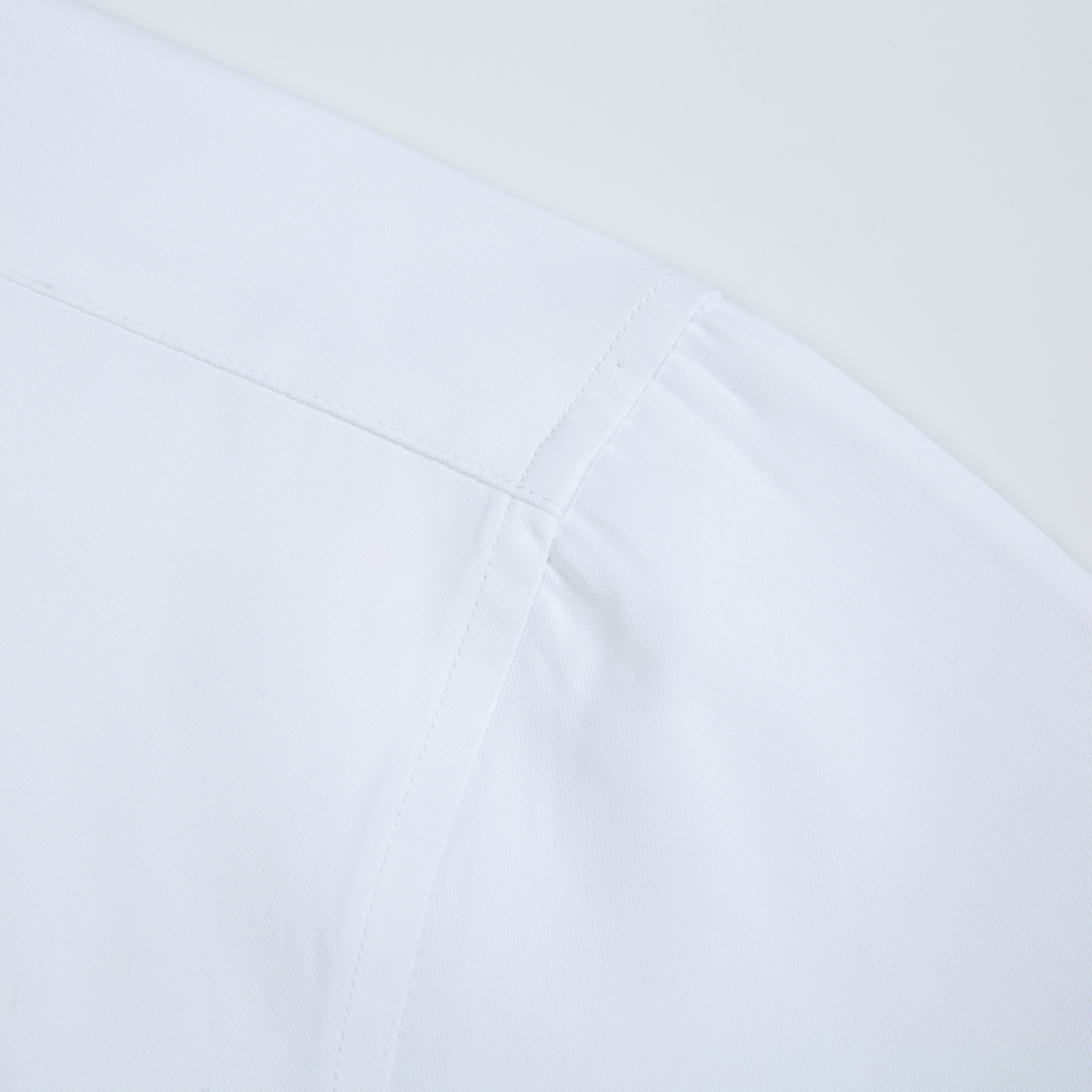 White Solid Color Men's Long S - Men Formal Office Wear Shirts recensione e prezzo
