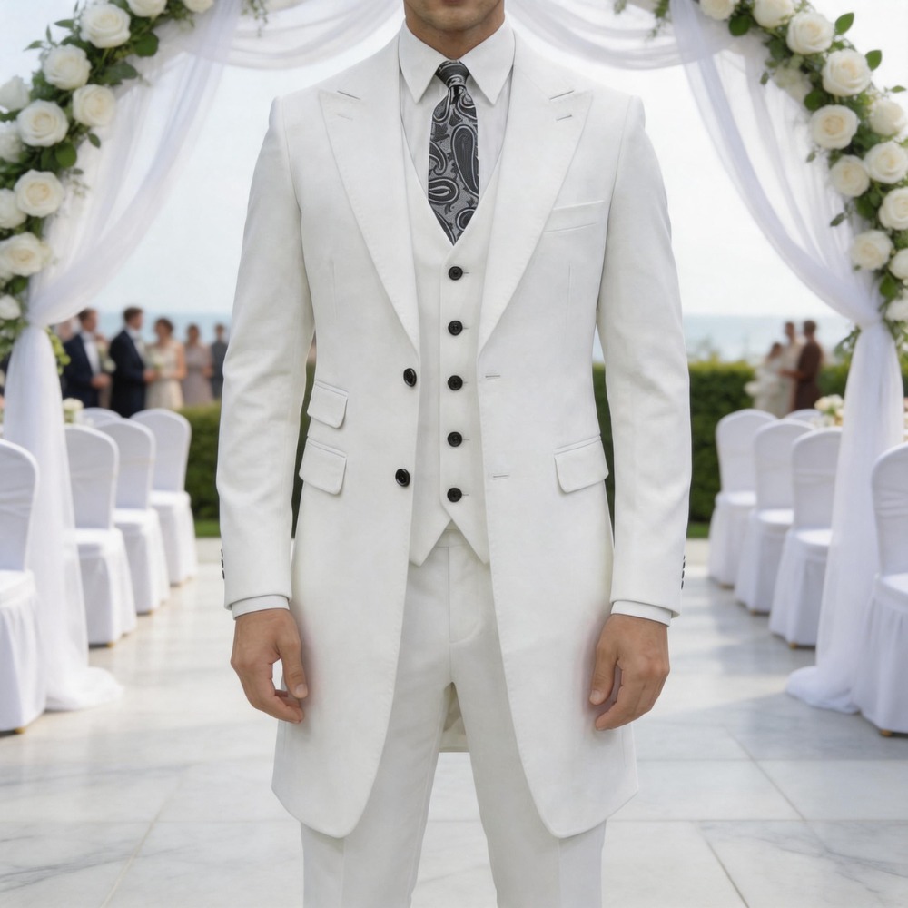 Slim Fit 3 Pieces Formal Men S - Men Formal Wear In Summer recensione e prezzo