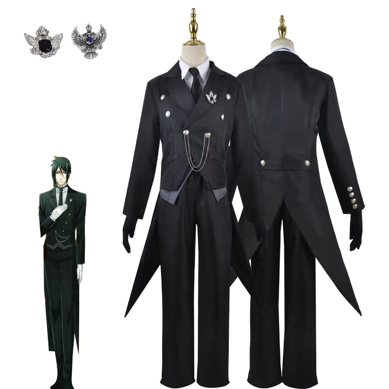 Cosplay costume Sebastian's fu - Japan Formal Wear Men recensione e prezzo