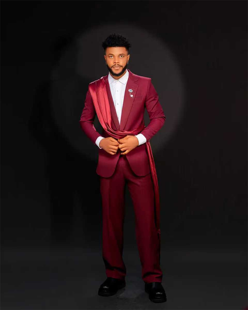 Red Men Suit Set 2 Pcs Blazer+ - Men Formal Wear Red recensione e prezzo
