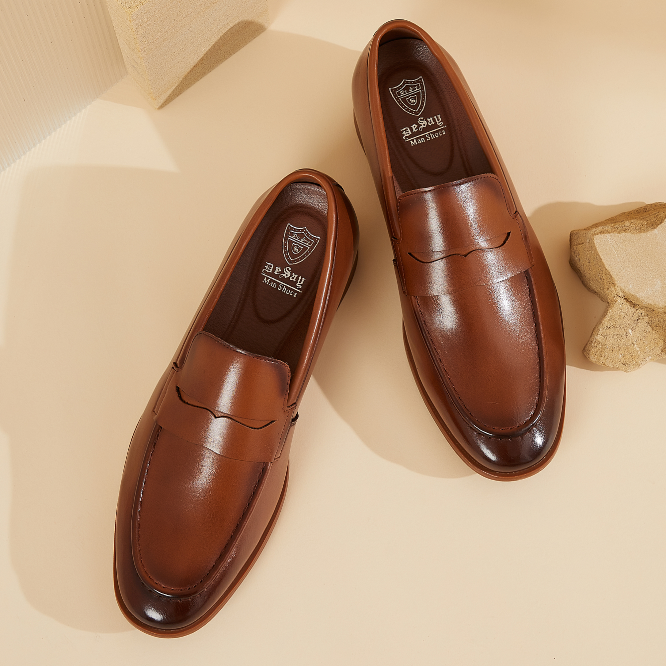 Men's Leather Loafers Slip-On  - Men Formal Wear In Summer recensione e prezzo