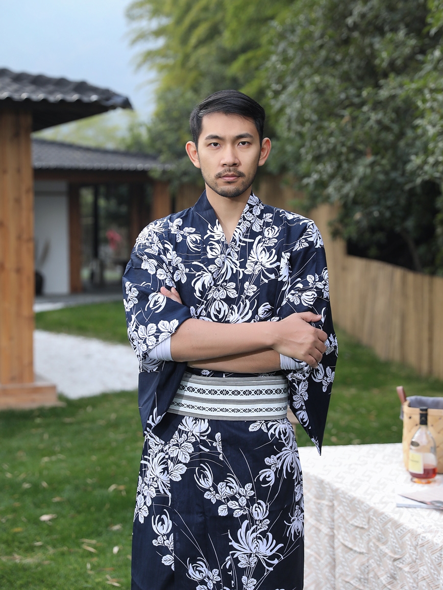 Japanese Kimono With Belt Men' - Traditional Japanese Men'S Formal Wear recensione e prezzo