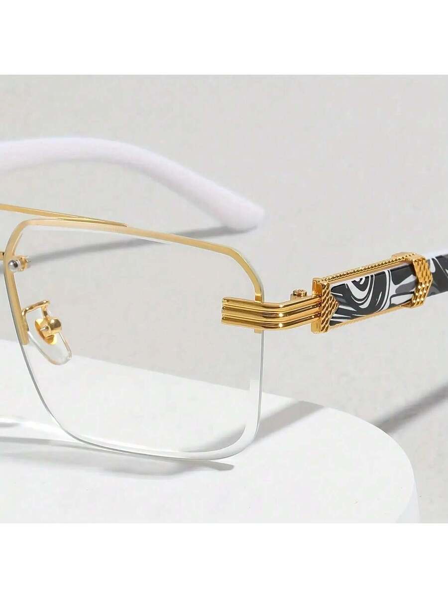 Mens Half-Frame Eyewear With T - Men Formal Wear Fashion recensione e prezzo