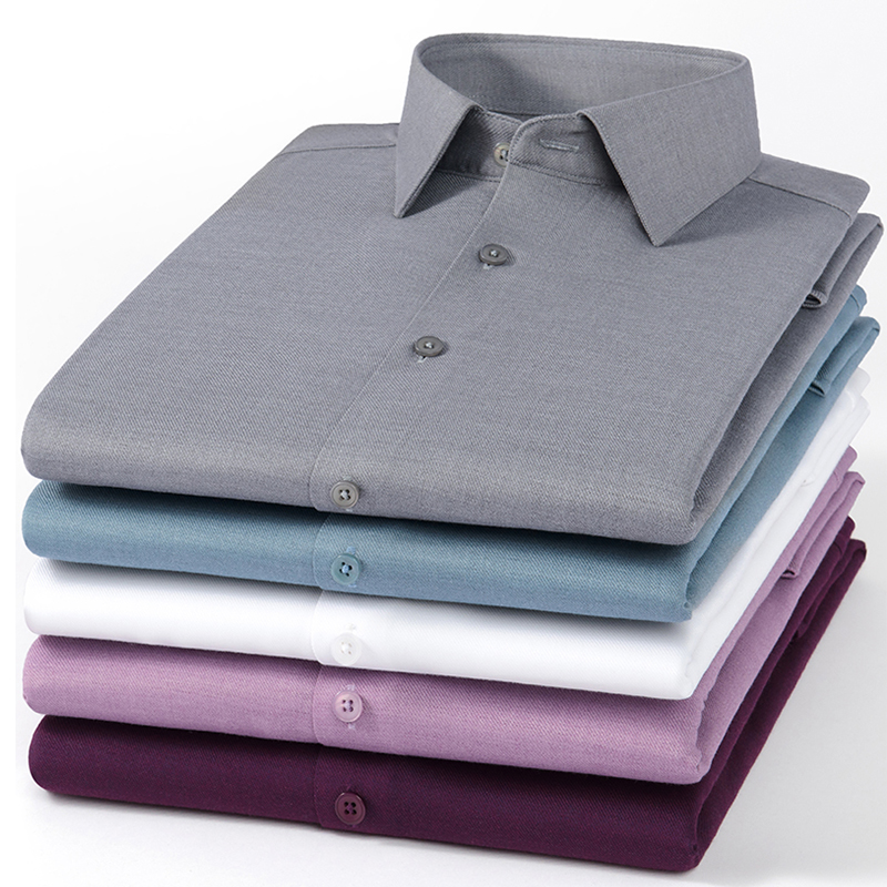 Men's Slim Fit Wool Long Sleev - Men Formal Office Wear Shirts recensione e prezzo