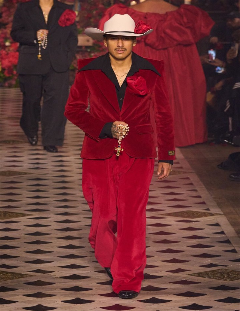 Red Men Suits Set 2 Pieces Bla - Men Formal Wear Red recensione e prezzo