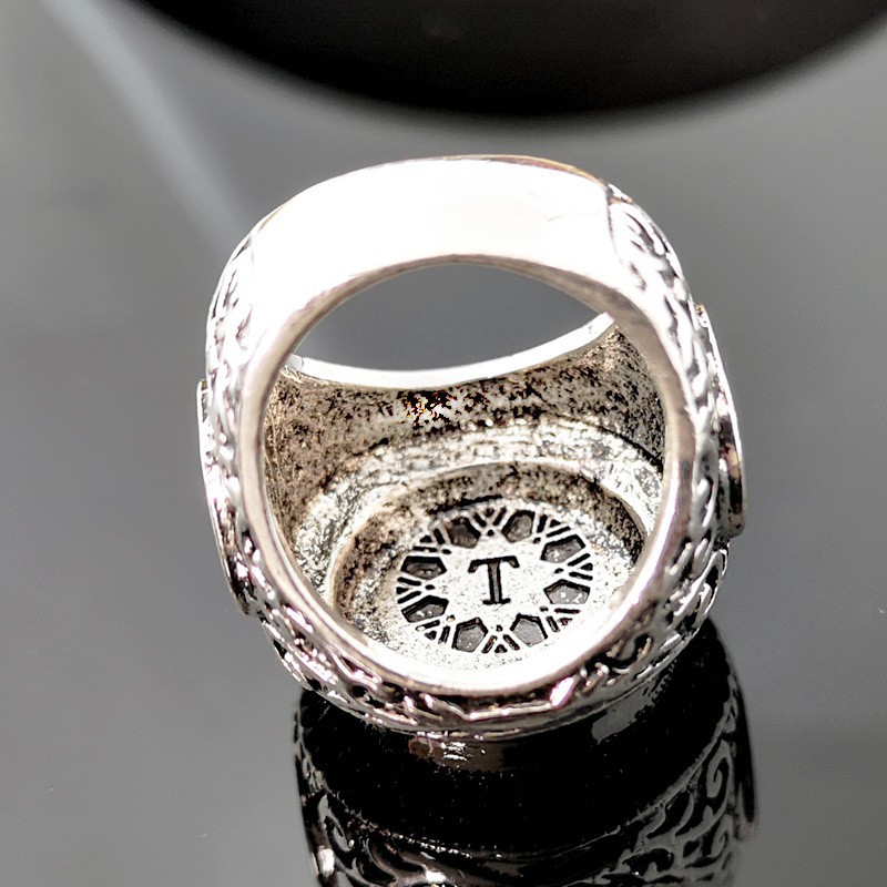 Huitan Hyperbole Big Rings for - Men'S Gothic Formal Wear recensione e prezzo