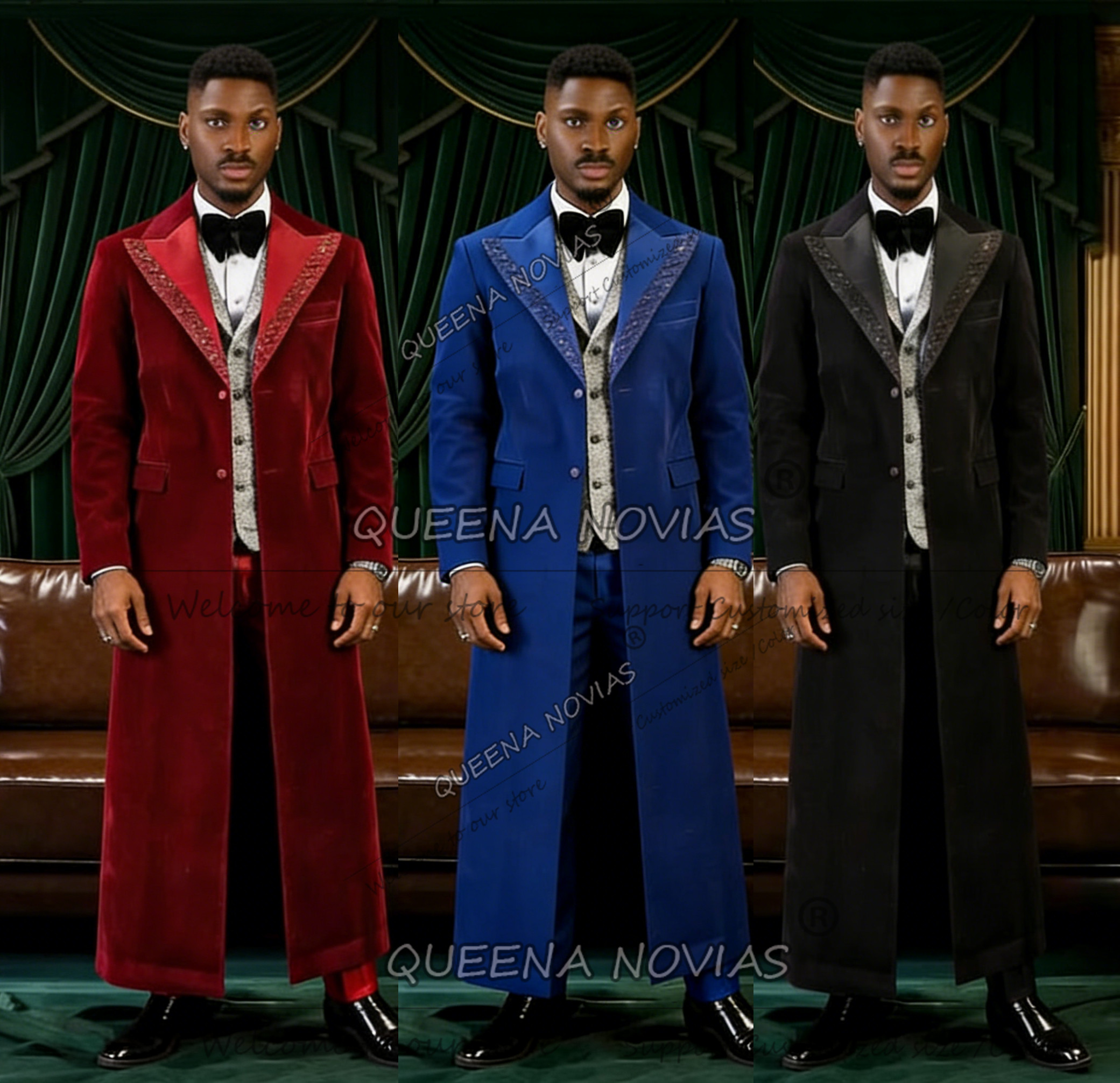 Unique Design Men Suit Long Cu - Unique Men'S Formal Wear recensione e prezzo