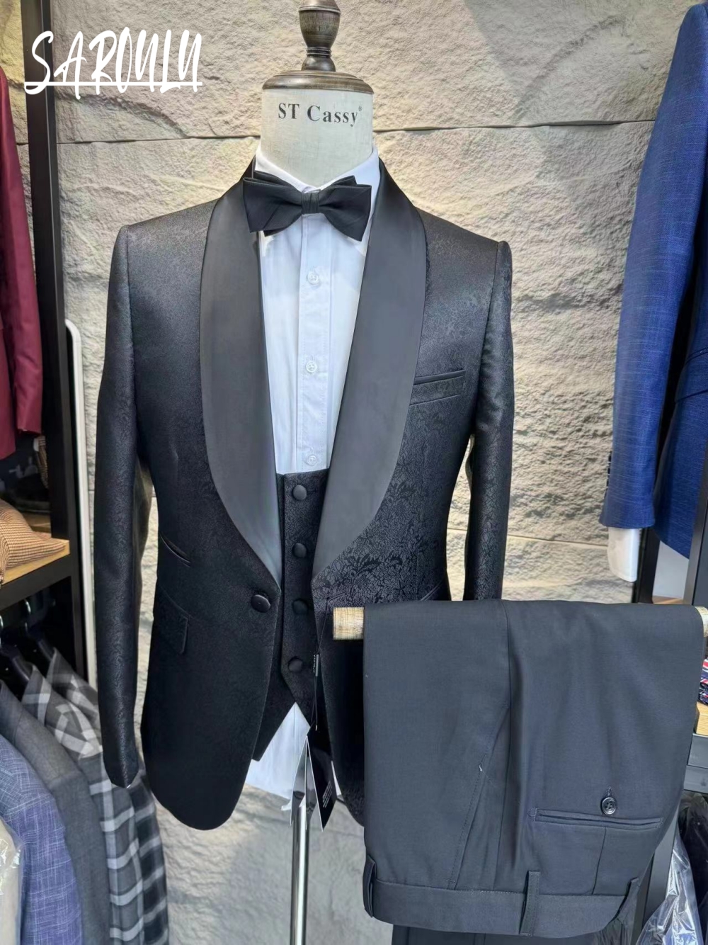 Daily Textured Men's Suit Eleg - Men Formal Wear Sale recensione e prezzo
