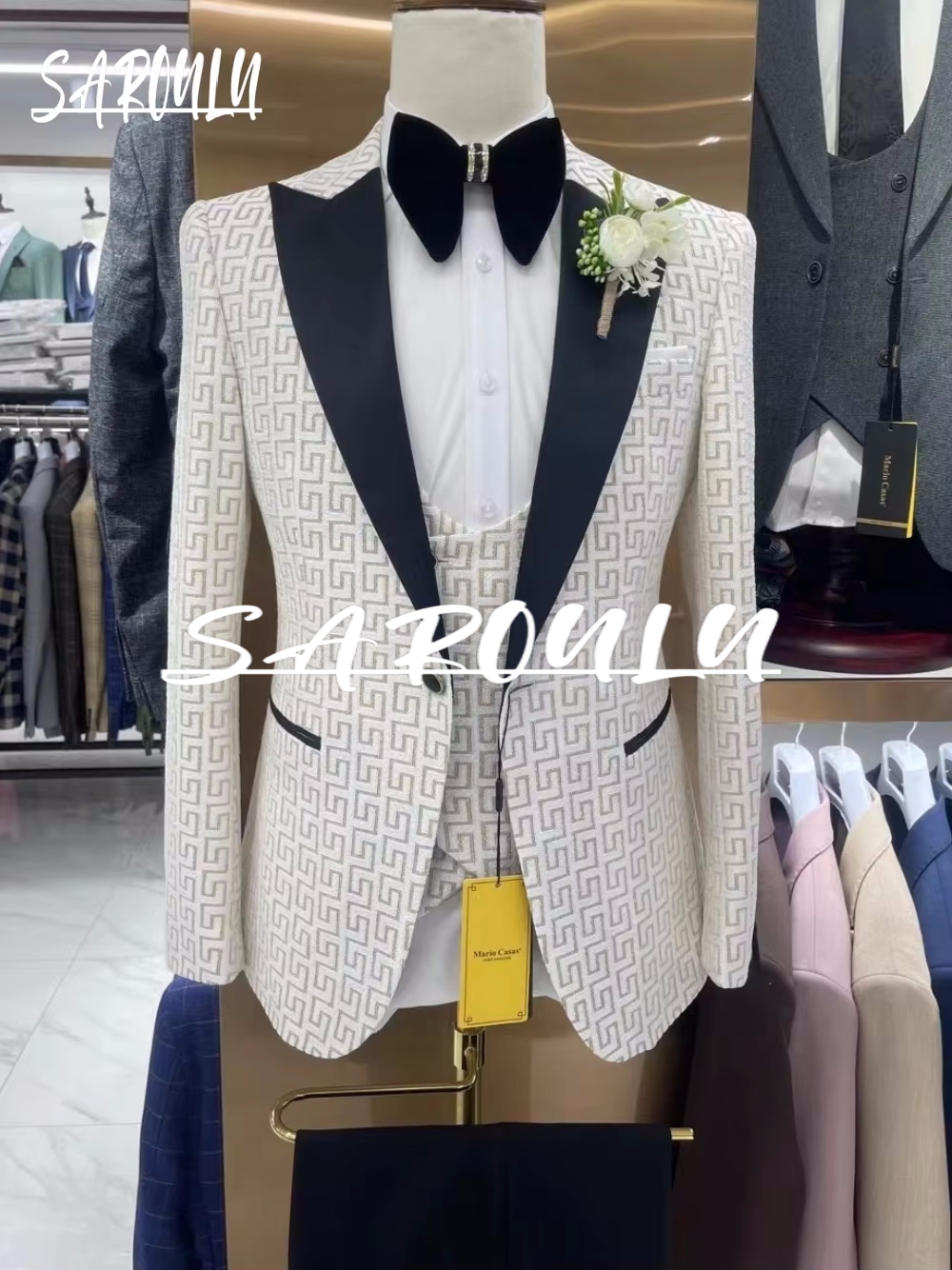 Hot Sale Charming Men's Suit E - Men Formal Wear Sale recensione e prezzo