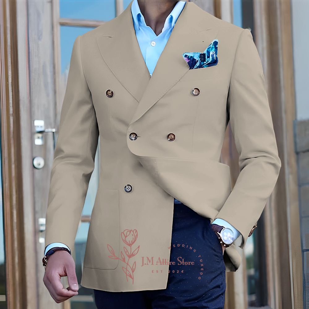 Elegant white men's suit jacke - Men Formal Wear For Dinner recensione e prezzo